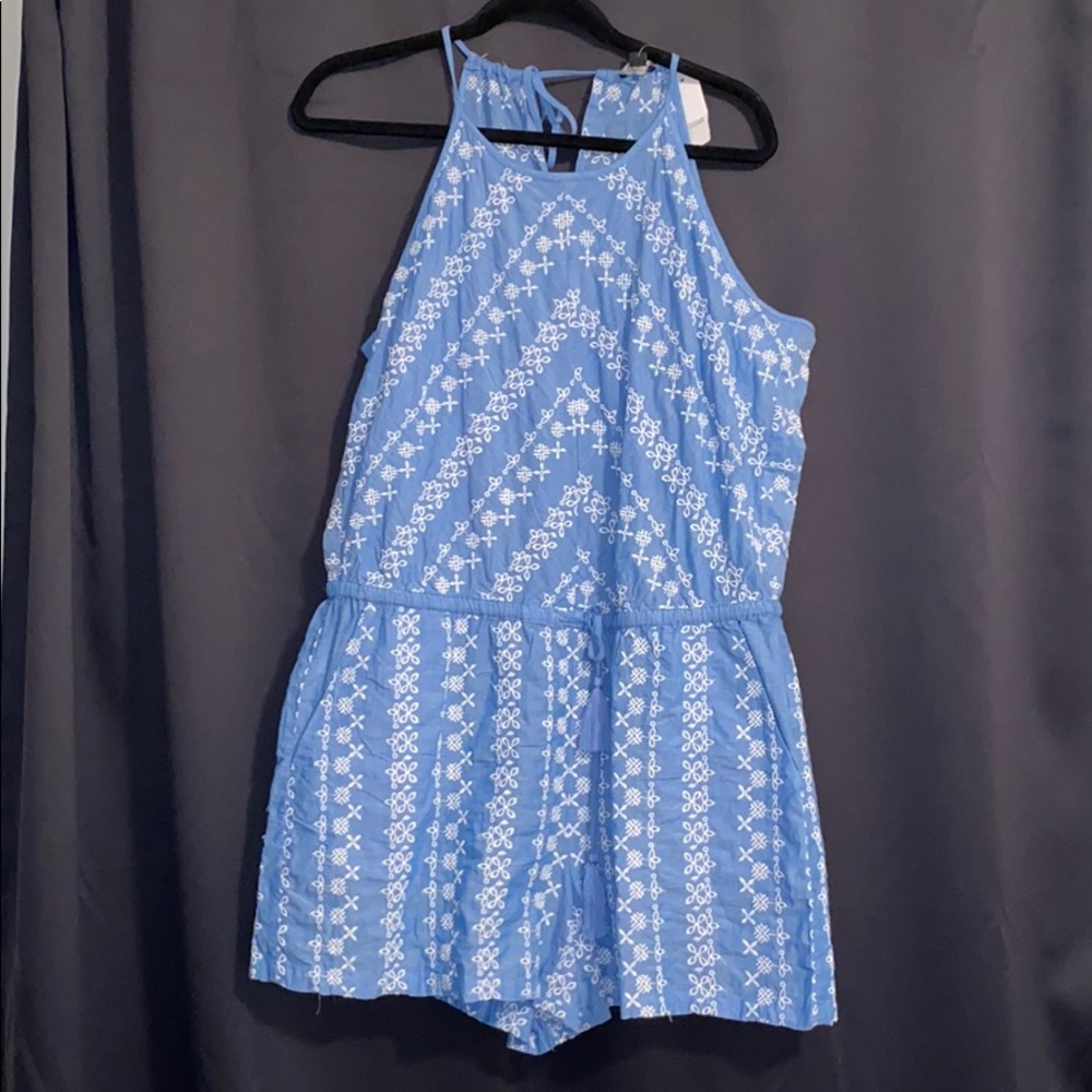 Embroidered Loft romper